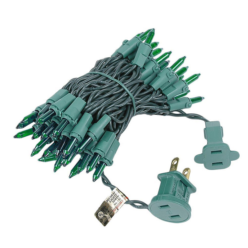Mini-chaîne pour l’extérieur 11'50 ampoules Sherwood, vert
