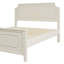 Ensemble de chambre à coucher 3 pièces Yavian, lit double en bois d'hévéa avec table de chevet et commode-1203216207