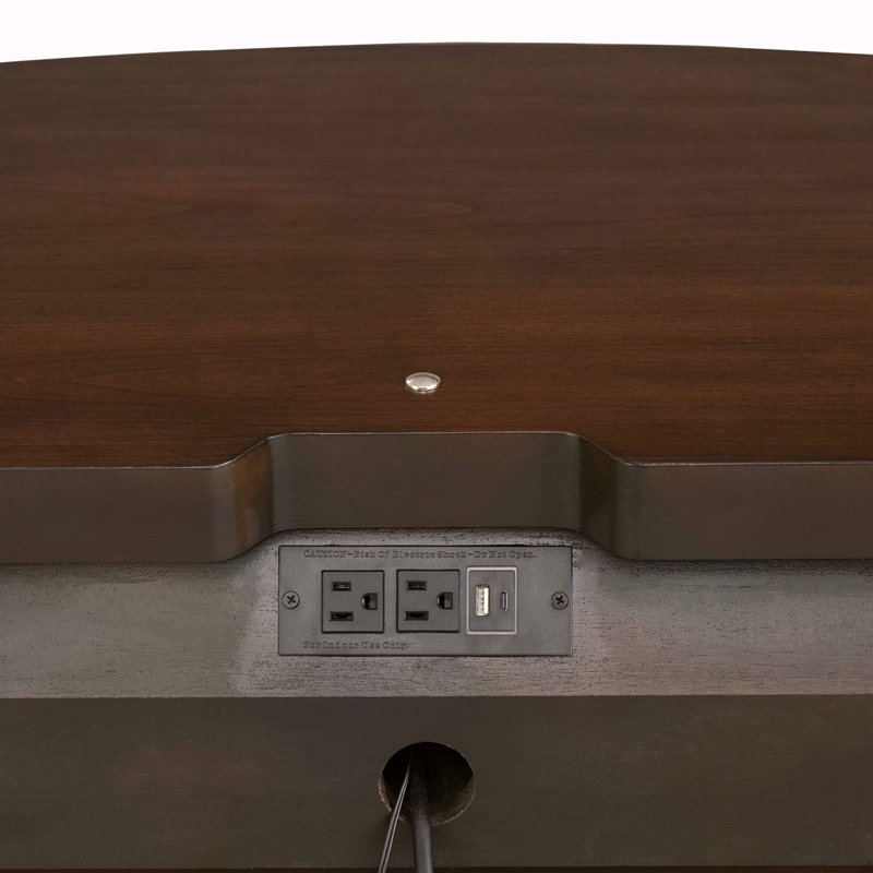 Table de chevet de style traditionnel 1pc