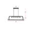 Luminaire suspendu linéaire à 5 lumières pour îlot de cuisine Barraza-227137274-157984354