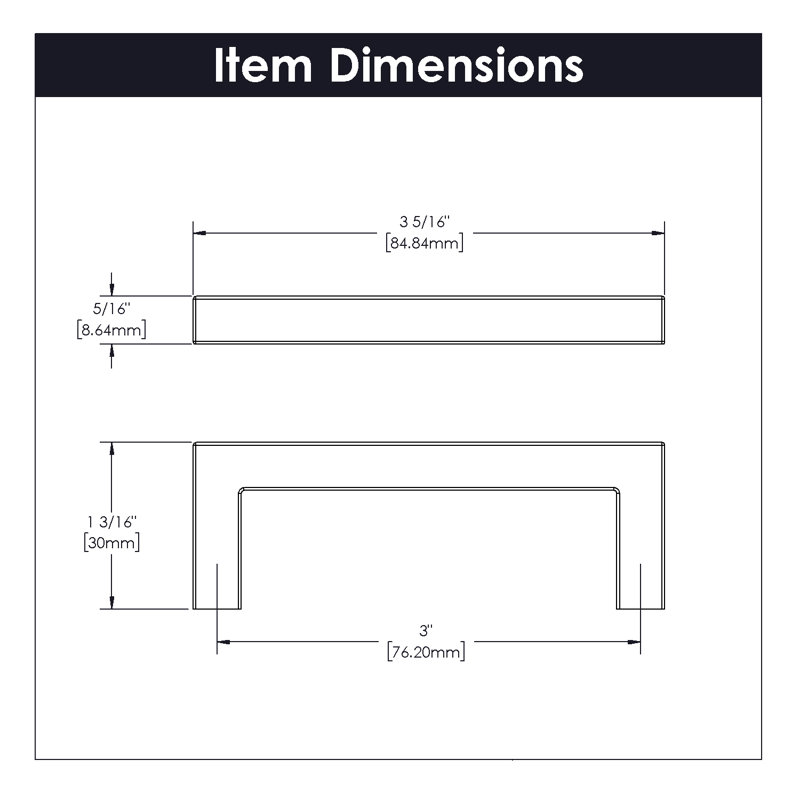 Pull 3 Inch Center to Center (10)