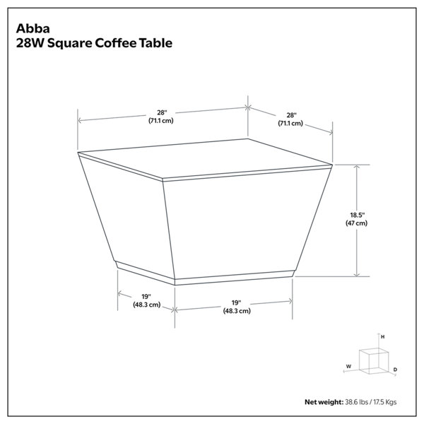 Dimensions du produit