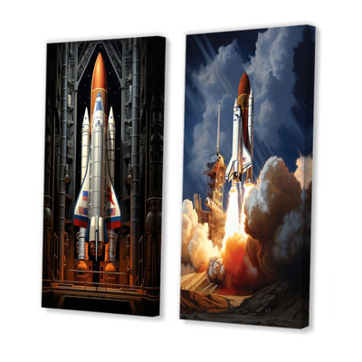 " Rocketship Revelation " 2 - Pieces