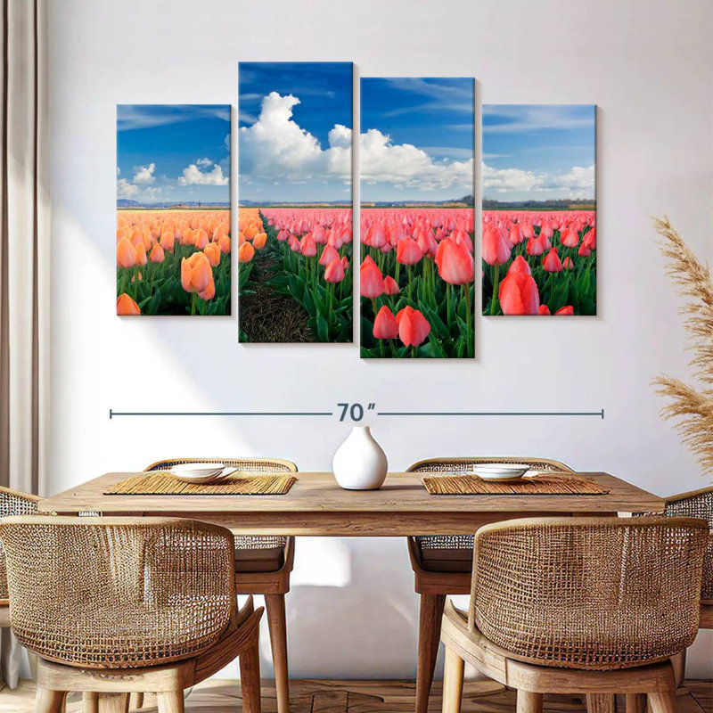 Tulipes roses et orange Alvord