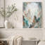 «Blue Marble Rock Spires and Gold Veins», art mural sur toile-1283305835