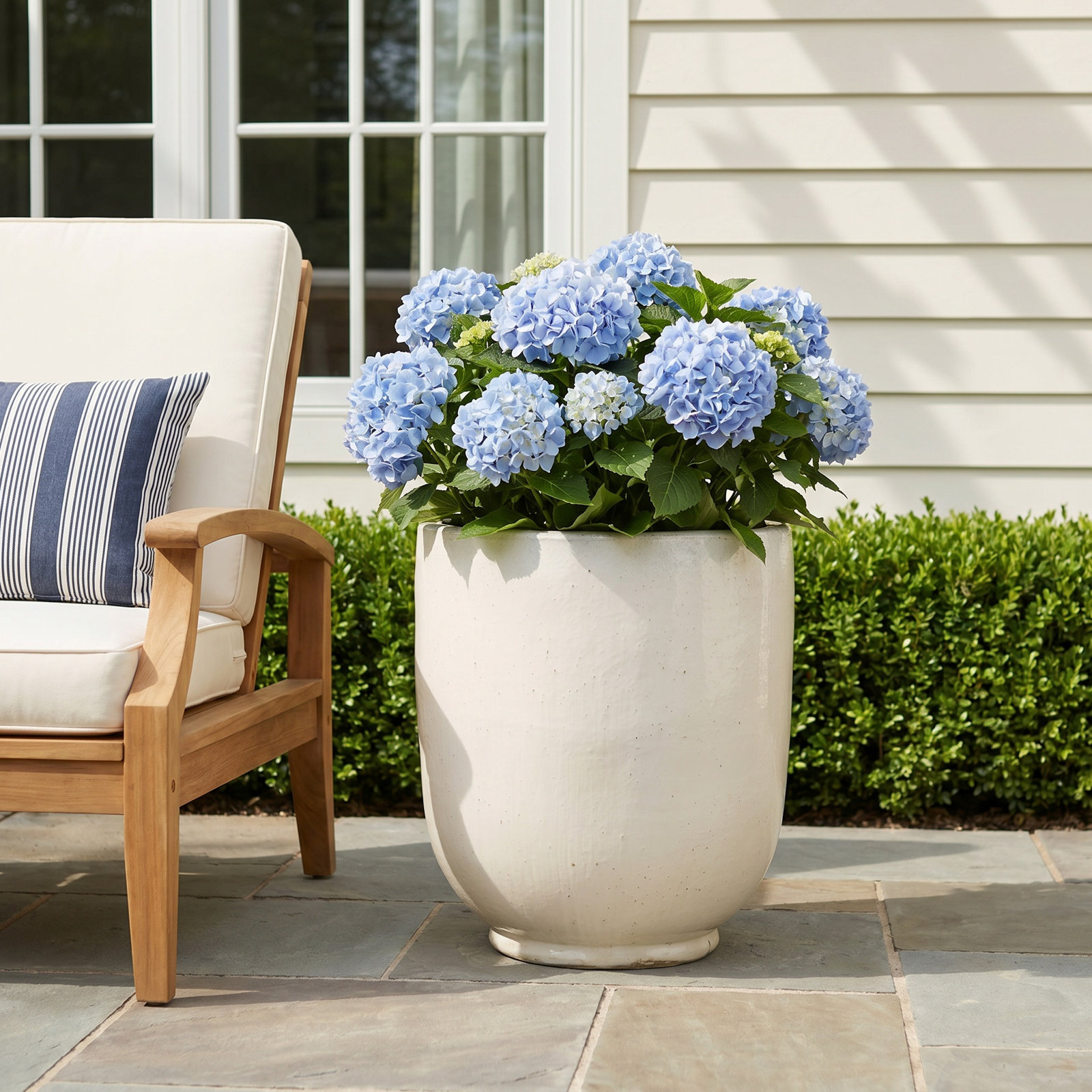 Handmade Ceramic Pot Planter, 29'' H X 23.5'' W X 23.5''