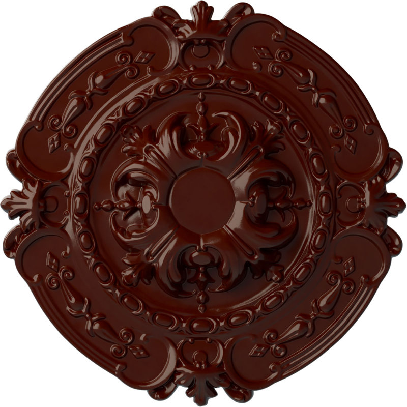 Médaillon de plafond Endurathane Southampton, DE 16 3/8 po x P 1 3/4 po (convient aux auvents jusqu'à 2 3/4 po)