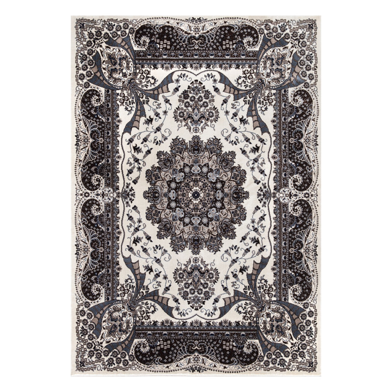 Floral Area Rug, Rectangle 80 x 150cm