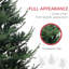 Arbre de Noël 55,1 po de largeur, 300 lumières à DEL, 1218 branches, pin artificiel nordique 7,5 pi