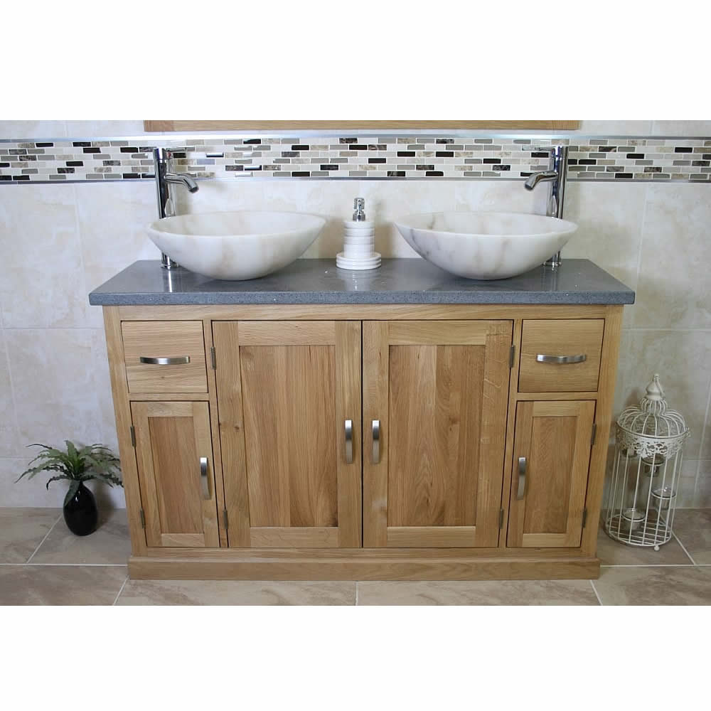 Delagarza 1230mm Free-standing Double Vanity Unit