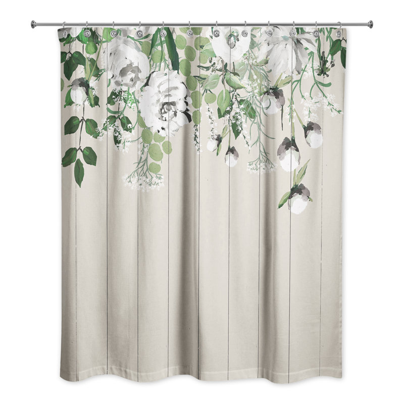 Rideau de douche simple Tonia, Beige