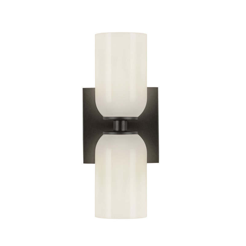 Nola 2 - Light Armed Sconce, Glossy Opal