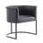18.9'' H Upholstered Metal Armchair-67965632