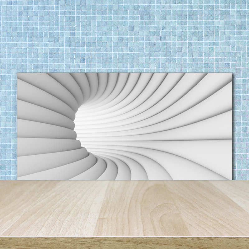 Belmaris 50cm W x 100cm L Glass Peel and Stick Panel
