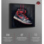 Sneaker suspendu noir et rouge Notoriart 1 pièce-100010334-112247315