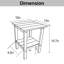 Chaise Adirondack avec table d'appoint (ensemble de 3)-458184976