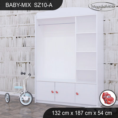 Baby 6 Door Wardrobe