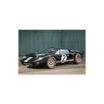 " Ford Gt40 Le Mans Race Car, 1966 " by Unknown Artist