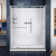 Infinity-Z 60" x 76.75" Rectangle Sliding Shower Enclosure with Base Included