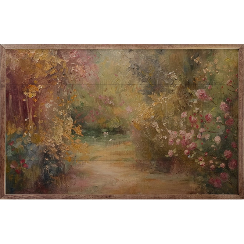 Mur de jardin en fleurs, H 5 po x l 8 po