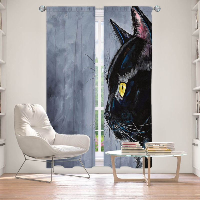 Paire de rideaux obscurcissant en polyester Gafita, L 20 po x L 52 po