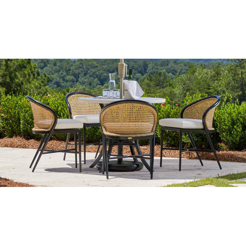 Havana Patio Dining Side Chair with Cushions