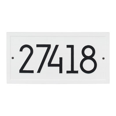 Modern Address Plaque