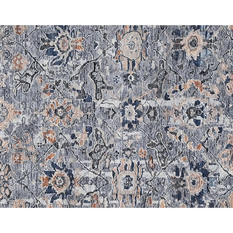 Tapis rectangulaire en laine noué à la main, Rectangle 12 pi x 15 pi