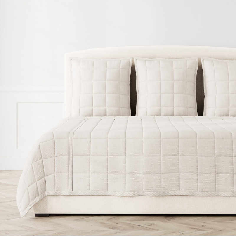 Panama Coverlet, King Coverlet, Flax