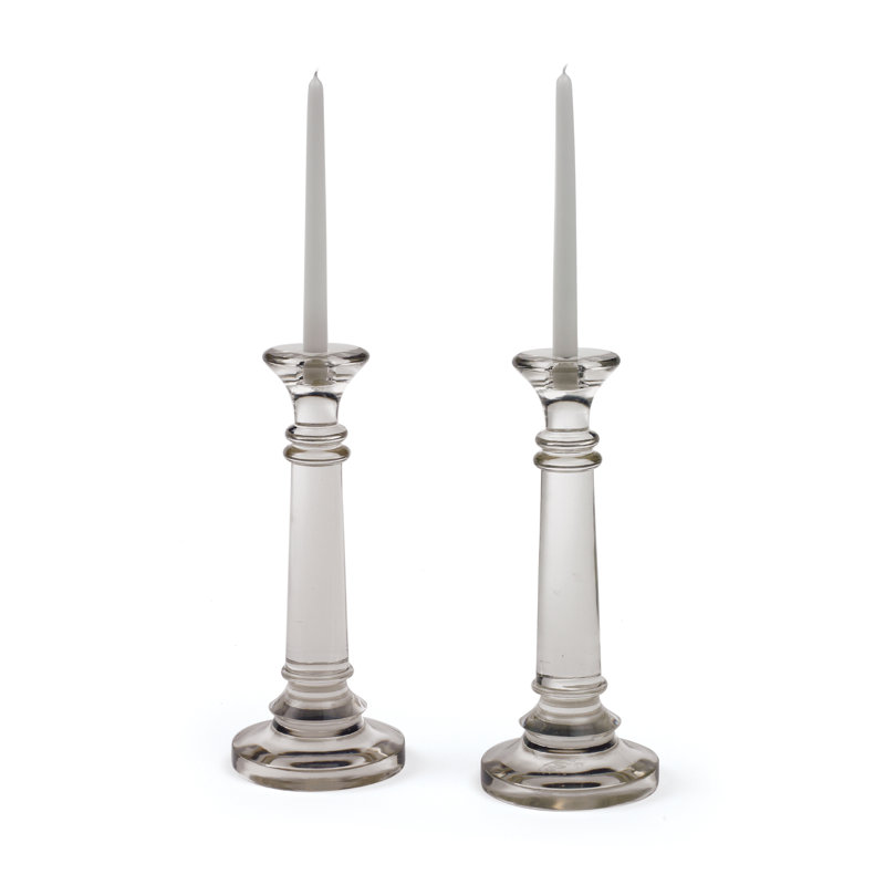 6'' H Glass Tabletop Candlestick