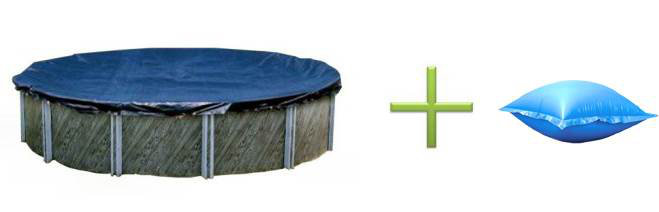 Couverture ronde pour piscine hors terre