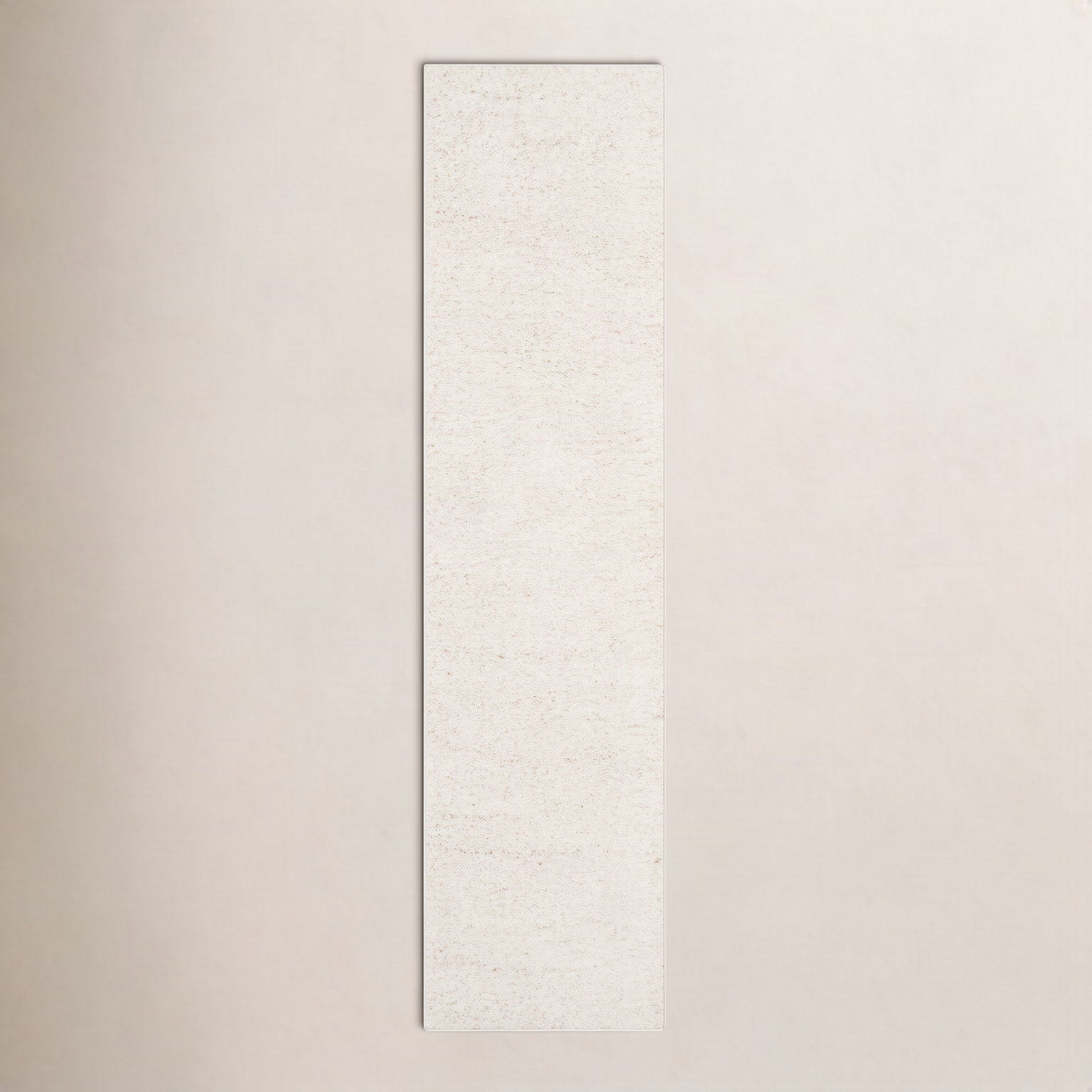 Ivory Shag Rug, Runner 2' x 10'