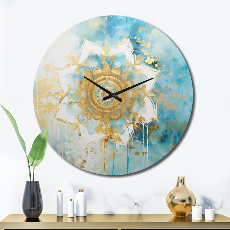 Horloge murale Divine Mandala, Très grand