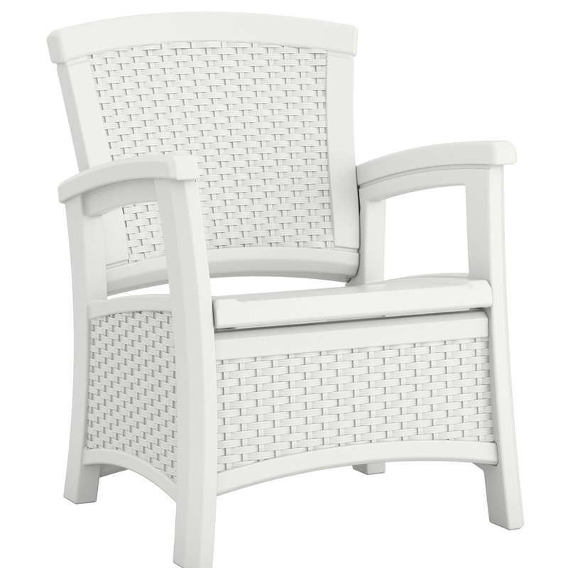 Fauteuil de patio Arvon Club, Blanc