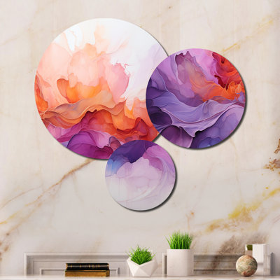 Abstract Wall Decor on Metal