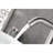 Stainless Steel Bathroom Sink Tap - Modern Design, Single Handle, Brushed Nickel, Easy Installation Blueprint Handle Faucet Modern, Nickel Plating, Steel, Expeditious & Assembly Formula