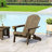 Dontee Wood Foldable Outdoor Adirondack Chair-424331537