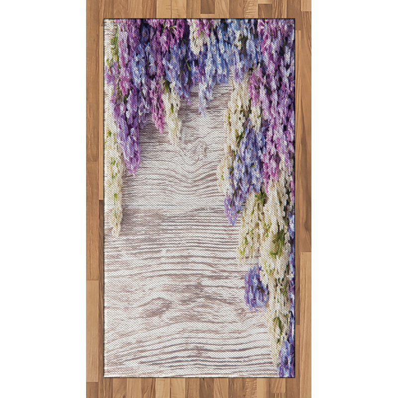 Rustic High Density Long Fiber Poly Threads Decorative Area Rug Carpet, Rectangle 2'7" x 5'