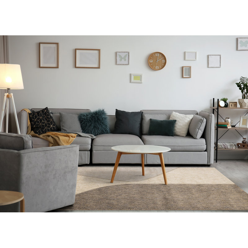 Tapis à poils longs Solara, Rectangle 5 pi 3 po x 7 pi 7 po