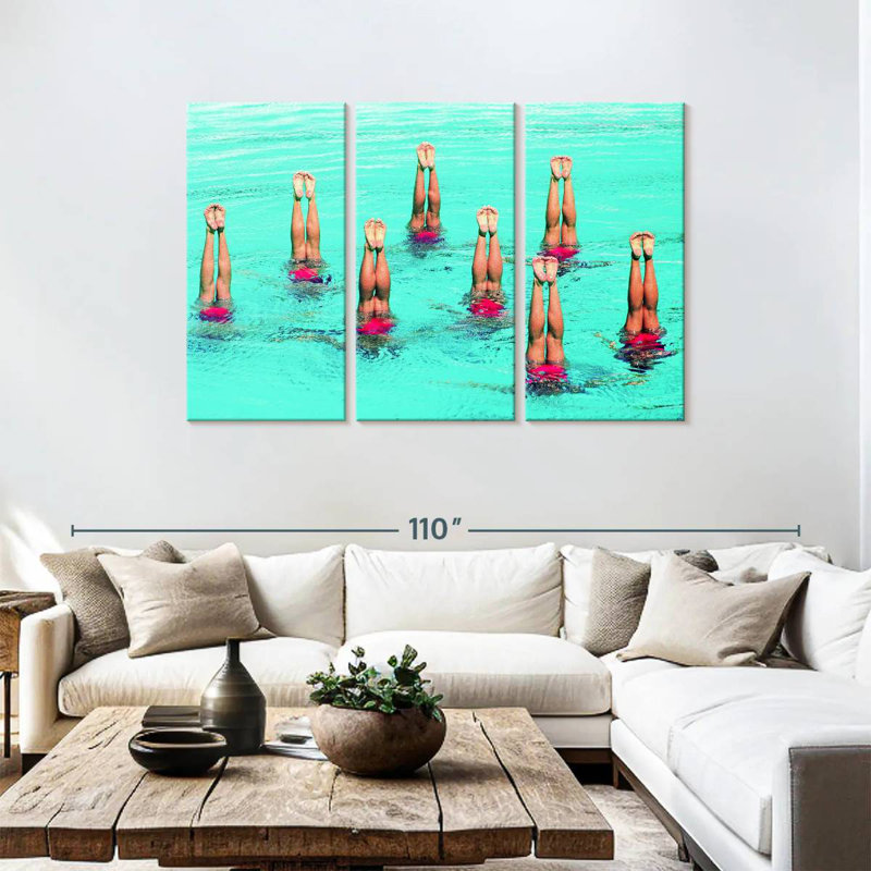 Sireci Inverted Synchronized Swimming, 48" H x 74" W