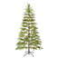Arbre de Noël artificiel avec lumières DEL et support en métal, parfait pour les décorations de Noël festives