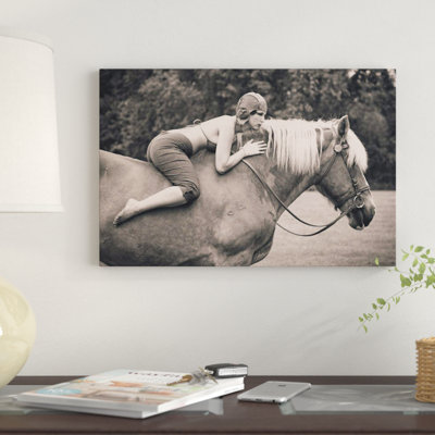«Off to the Races», reproduction de photo sur toile