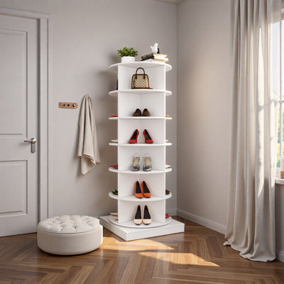 360 Rotating Shoe Cabinet 6 Layers