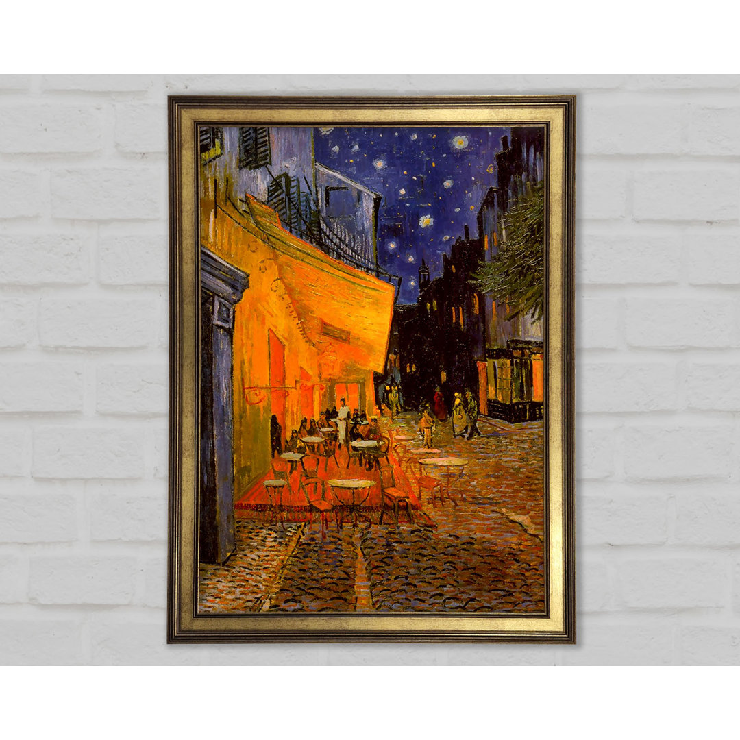 Pavement Cafe von Van Gogh - Druck