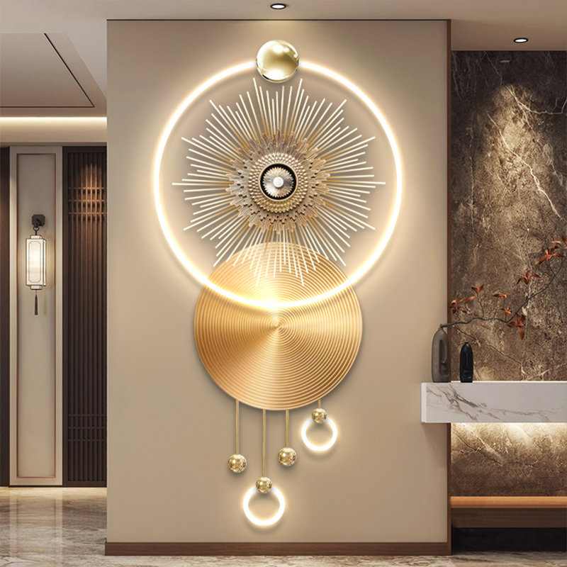 Art mural lumineux à DEL, H 39,37 po x l 20,08 po x P 1,26 po