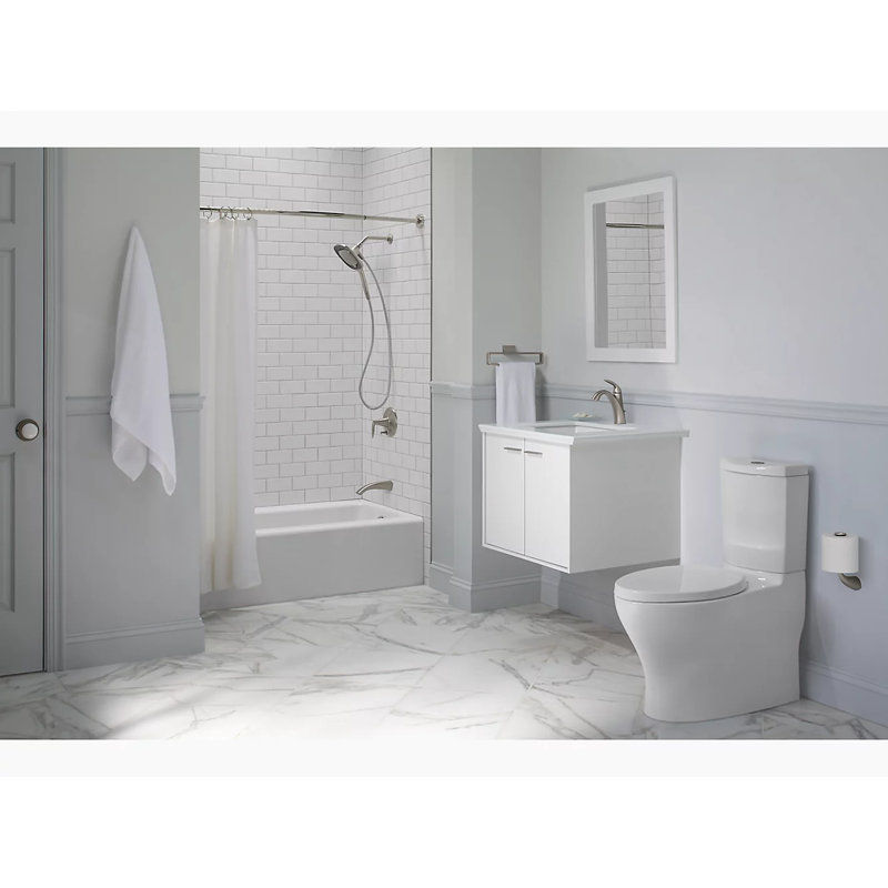 Dessus de meuble-lavabo pour salle de bain simple 25 po uni/expression, Blanc expressions