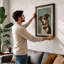Alert Companion Modern - Framed Print-335010516-335010536