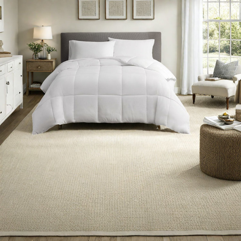 Ensemble de literie simple Featherless Alternative, coton doux, confort toutes saisons