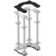 Support de lavabo encastré en acier inoxydable, tige de support réglable de 47 à 77 cm, support de lavabo robuste pour installation sous comptoir dans la cuisine et la salle de bain