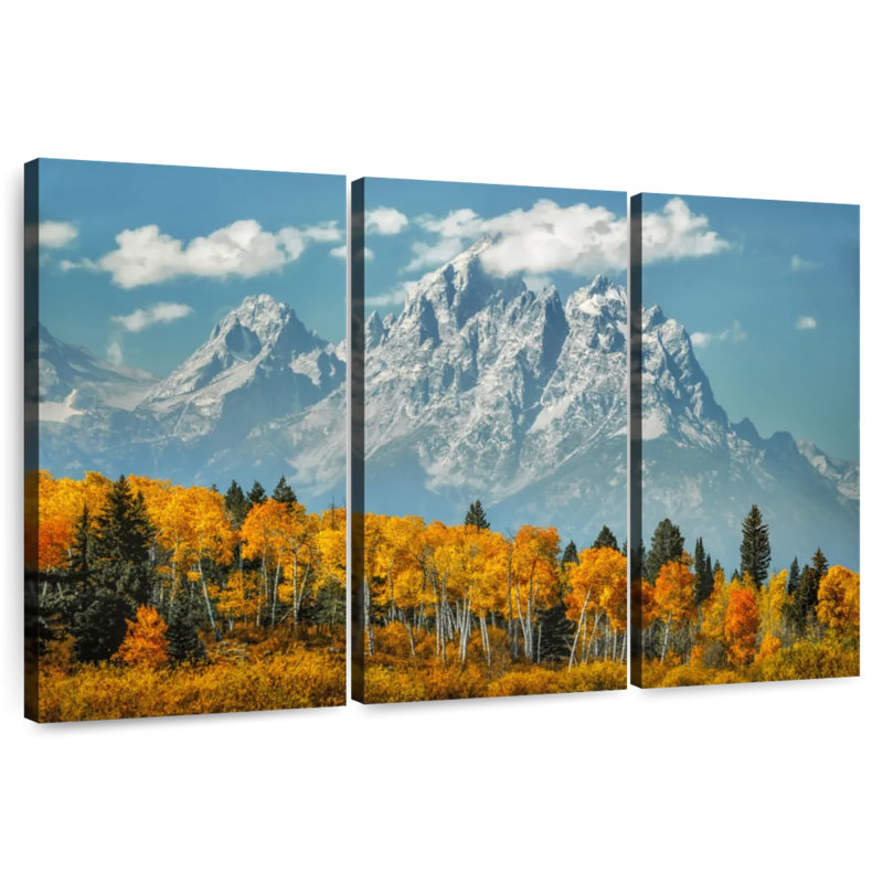 Golden Aspens d'Alvord Grand Teton, H 20 po x l 33 po